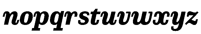 PoWCovenant XBdIt Font LOWERCASE