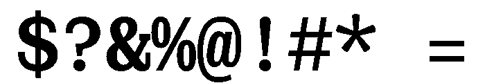 PoWCovenantMono Bd Font OTHER CHARS