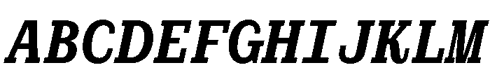 PoWCovenantMono BdIt Font UPPERCASE