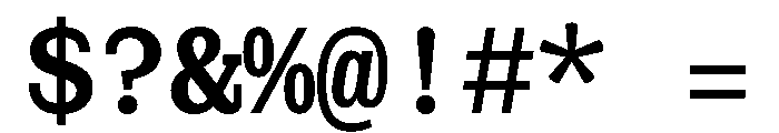 PoWCovenantMono Bold Instance Font OTHER CHARS