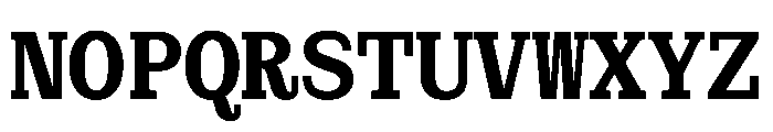PoWCovenantMono Bold Instance Font UPPERCASE