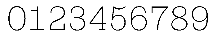 PoWCovenantMono ExtraLight Instance Font OTHER CHARS