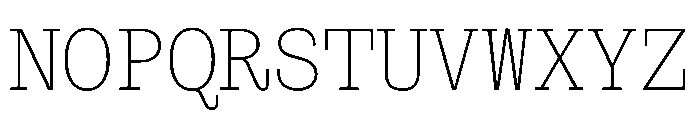 PoWCovenantMono ExtraLight Instance Font UPPERCASE