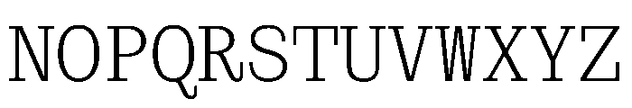 PoWCovenantMono Light Instance Font UPPERCASE