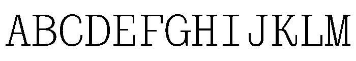 PoWCovenantMono Lt Font UPPERCASE
