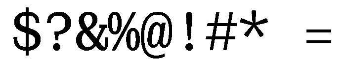 PoWCovenantMono Md Font OTHER CHARS