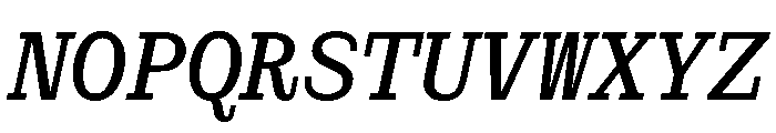 PoWCovenantMono MdIt Font UPPERCASE