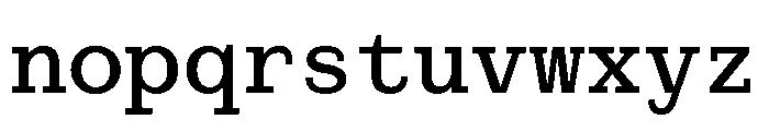 PoWCovenantMono Md Font LOWERCASE