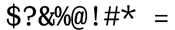 PoWCovenantMono Medium Instance Font OTHER CHARS