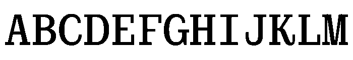 PoWCovenantMono Medium Instance Font UPPERCASE