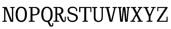 PoWCovenantMono Regular Instance Font UPPERCASE