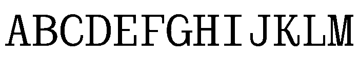 PoWCovenantMono Rg Font UPPERCASE