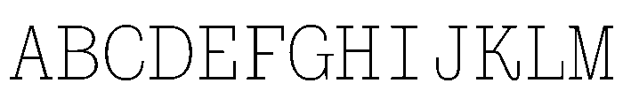 PoWCovenantMono Xlt Font UPPERCASE