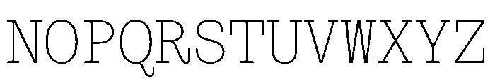 PoWCovenantMono Xlt Font UPPERCASE
