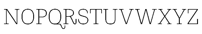 PoWCovenantVF ExtraLight Instance Font UPPERCASE