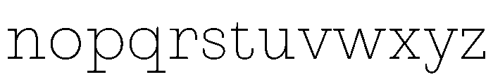 PoWCovenantVF ExtraLight Instance Font LOWERCASE