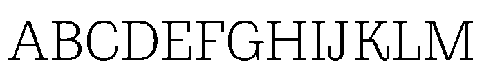 PoWCovenantVF Light Instance Font UPPERCASE