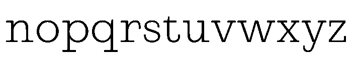 PoWCovenantVF Light Instance Font LOWERCASE