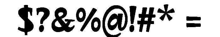 PoWGalmi Black Instance Font OTHER CHARS