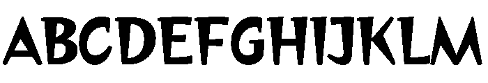 PoWGalmi Black Instance Font UPPERCASE
