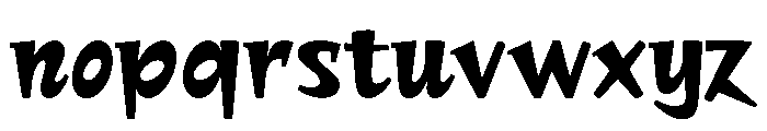 PoWGalmi Black Instance Font LOWERCASE