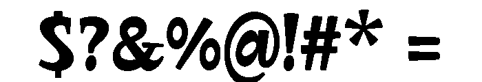 PoWGalmi Black Font OTHER CHARS