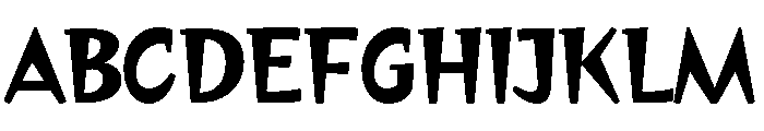 PoWGalmi Black Font UPPERCASE