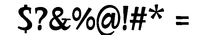 PoWGalmi Bold Font OTHER CHARS