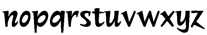 PoWGalmi Bold Font LOWERCASE