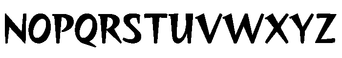 PoWGalmi ExtraBold Instance Font UPPERCASE