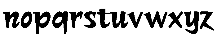 PoWGalmi ExtraBold Instance Font LOWERCASE