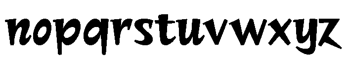 PoWGalmi ExtraBold Font LOWERCASE