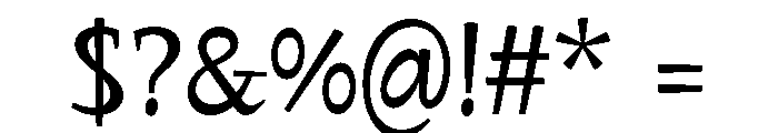 PoWGalmi Medium Font OTHER CHARS