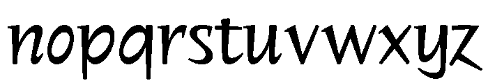 PoWGalmi Medium Font LOWERCASE