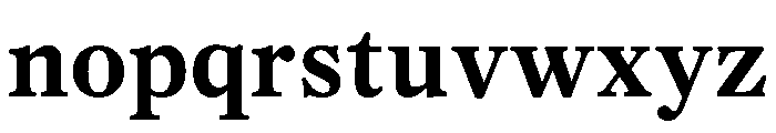 PoWGarnier Bold Font LOWERCASE