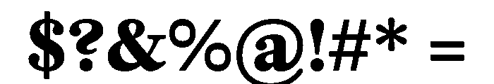 PoWGarnier ExtraBold Font OTHER CHARS