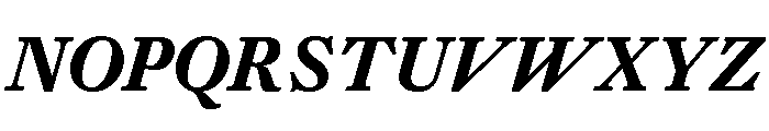 PoWGarnier ExtraBoldItalic Font UPPERCASE