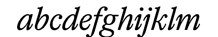 PoWGarnier Italic FONT