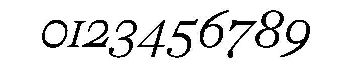 PoWGarnier LightItalic Font OTHER CHARS
