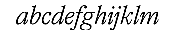 PoWGarnier LightItalic FONT