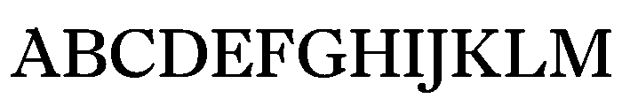 PoWGarnier Medium Instance Font UPPERCASE