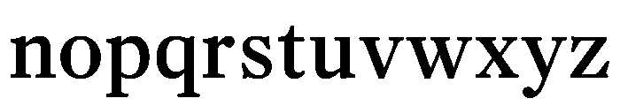 PoWGarnier Medium Instance Font LOWERCASE