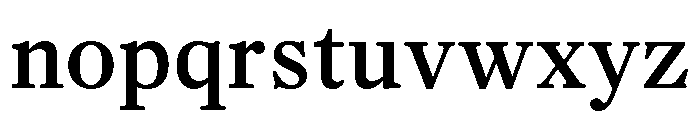 PoWGarnier Medium Font LOWERCASE