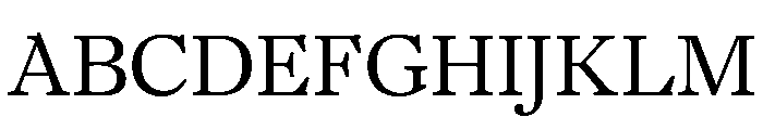 PoWGarnier Regular Instance Font UPPERCASE