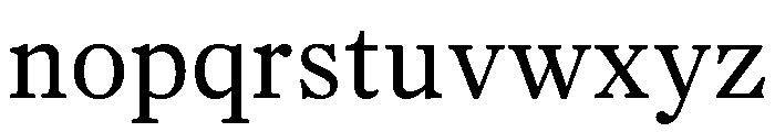 PoWGarnier Regular Font LOWERCASE