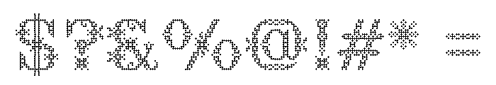 PoWLimerick Clover Font OTHER CHARS