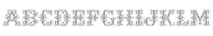 PoWLimerick Clover Font UPPERCASE