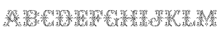 PoWLimerick Lozenge Font UPPERCASE
