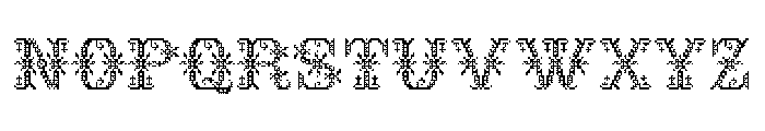 PoWLimerick Octogone Font LOWERCASE