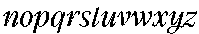 PoWSavon Italic Font LOWERCASE